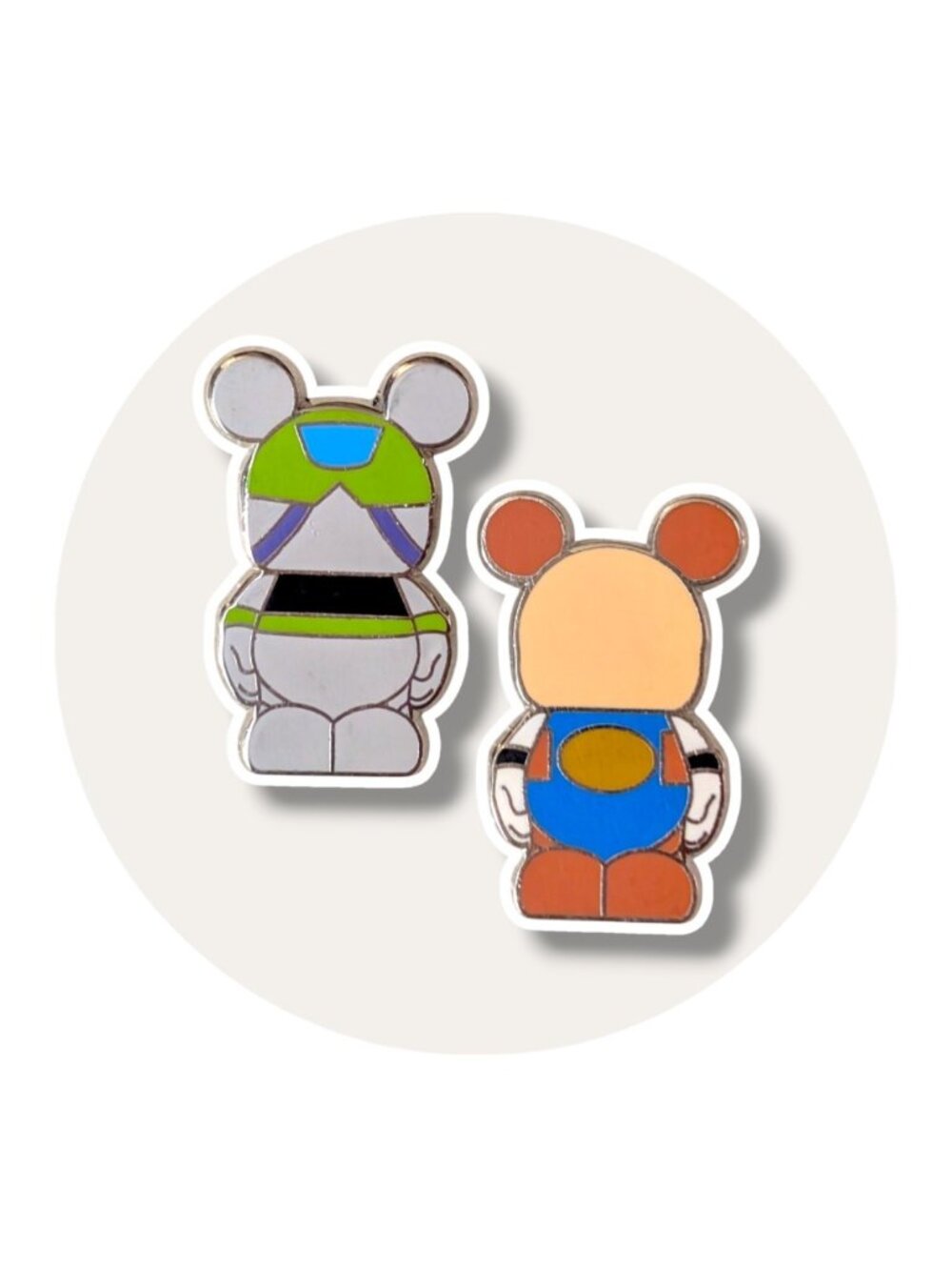 Toy Story Disney Pins: Woody and Buzz Lightyear Vinylmation Jr.